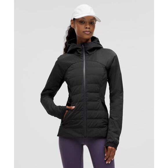 Lululemon Down For It All Jacket - 12 Black - Picture 1 of 8